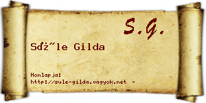 Süle Gilda névjegykártya